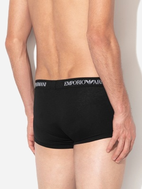 Труси-шорти Emporio Armani CC722-111613 M 2 шт. Чорний/Сірий (8053320294545) - зображення 2