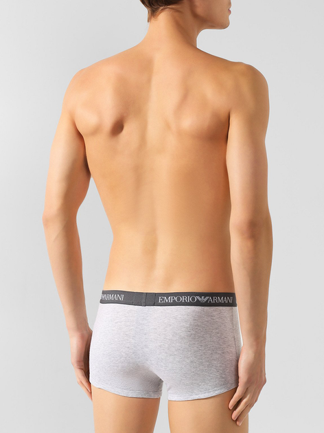 Труси-шорти Emporio Armani CC722-111613 S 2 шт. Чорний/Сірий (8053320294552) - зображення 3