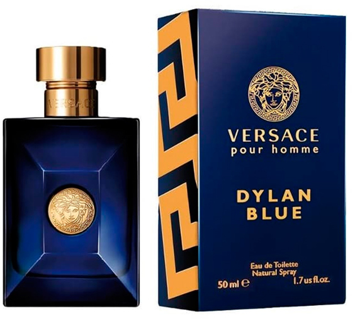 Туалетна вода для чоловіків Versace Pour Homme Dylan Blue 50 мл (8011003825738) - зображення 1