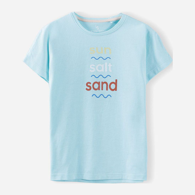 T-shirt 5.10.15 Aqua Sound 4I4033 134 cm Zielony/Niebieski (5902361966788) - obraz 1