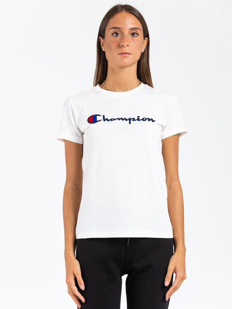 Футболка Champion 109713-WW002 M Біла (8057016722886) - зображення 3