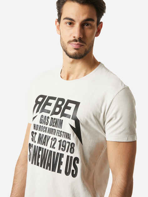 Футболка GAS 542924182584-2915 XXL Cloud Grey (8056775312987) - зображення 4