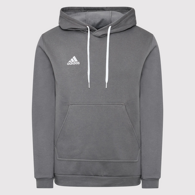 Bluza męska z kapturem kangurka Adidas Entrada 22 Hoody HB0578 M Szara (4065418937757) - obraz 4