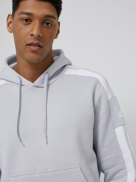Bluza z kapturem Adidas Squadra 21 Hoody GT6635 XL Szara (4064045268296) - obraz 4