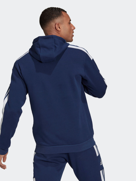 Bluza męska z kapturem kangurka Adidas Squadra 21 Hoody GT6636 L Granatowa (4064045295094) - obraz 2