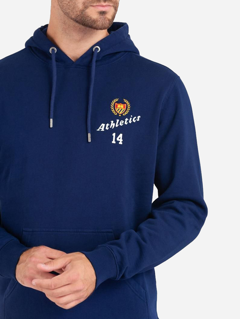 Bluza z kapturem Bel-Air Athletics 30BELM307216251-89 S Niebieska (8056353008400) - obraz 3