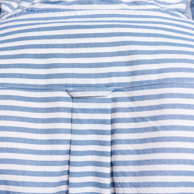 Bluza z kapturem GANT Gbpord Stripe Pop Reg Hood 3013124 M Bright Cobalt (7325705704583) - obraz 6