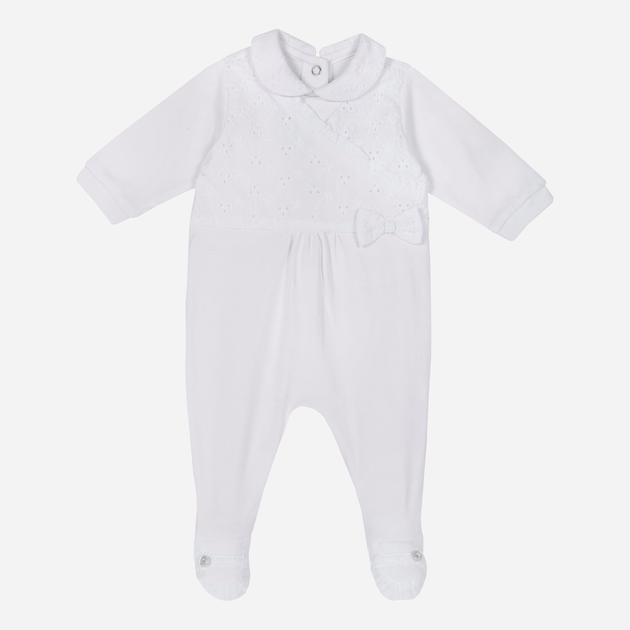 Pajacyk dla noworodków Chicco 090.21966-033 62 cm biały (8054707600881) - obraz 1