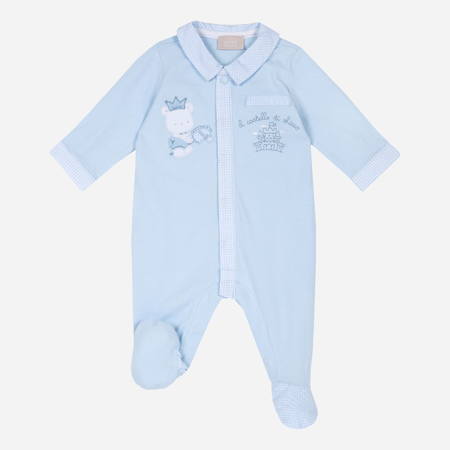 Pajacyk dla noworodków Chicco 090.21954-021 62 cm jasnoniebieski (8054707582828) - obraz 1