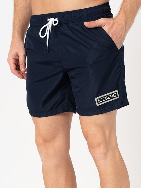 Шорти пляжні чоловічі Iceberg Medium Boardshort ICE1MBM02 L Сині (8051884146027) - зображення 3