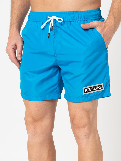 Шорти пляжні чоловічі Iceberg Medium Boardshort ICE1MBM02 M Сині (8051884145969) - зображення 3