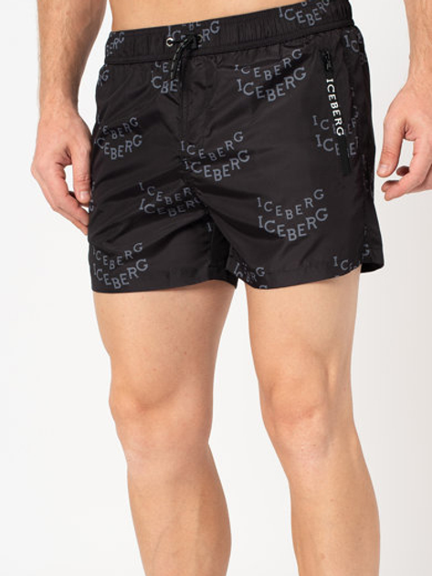 Spodenki kąpielowe męskie Iceberg Short Boardshort ICE1MBS02 S Czarne (8051884146959) - obraz 3