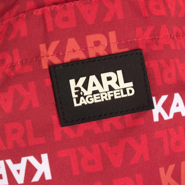 Szorty plażowe Karl Lagerfeld KL21MBM06 XL Czerwone (8052283338051) - obraz 3