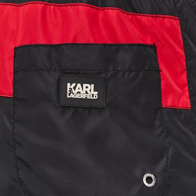 Шорти пляжні Karl Lagerfeld KL21MBS04 2XL Black (8052283337016) - зображення 3