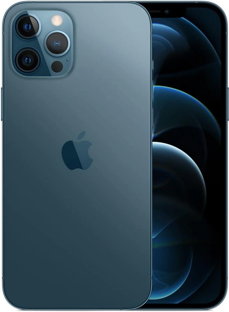 Мобільний телефон Apple iPhone 12 Pro Max 512 GB Pacific Blue Офіційна гарантія - зображення 2
