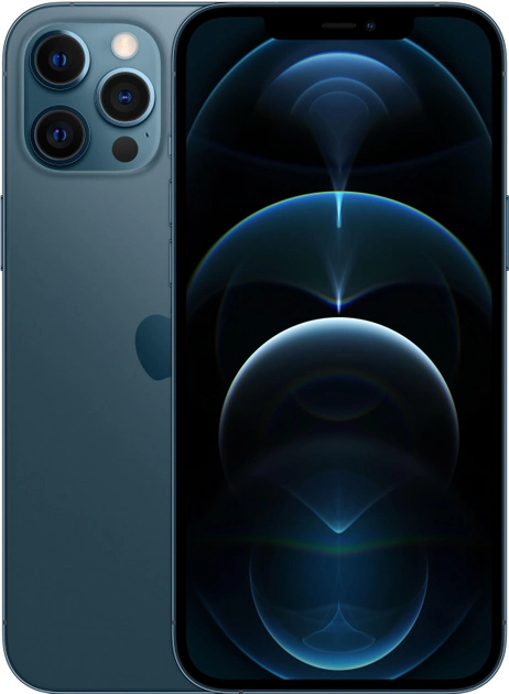 Мобільний телефон Apple iPhone 12 Pro Max 256 GB Pacific Blue Офіційна гарантія - зображення 1