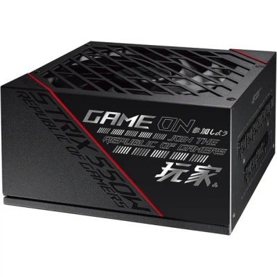 Блок живлення ASUS ROG STRIX (550W), >90, 80+ Gold, 135mm, 1xMB 24pin(20+4), 2xCPU 8pin(4+4), 3xMolex, 8xSATA, 2xP (90YE00A2-B0NA00) - зображення 2