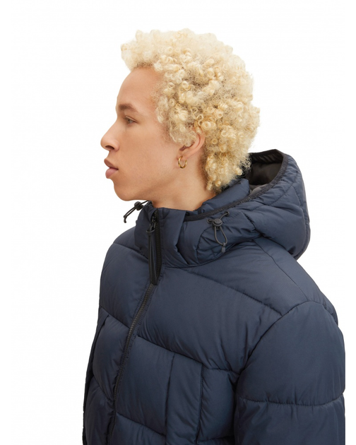 Куртка Tom Tailor puffer jacket L Темно-синій 1032429-10668 - Фото 4 Куртка Tom Tailor puffer jacket L Темно-синій 1032429-10668 - зображення 4
