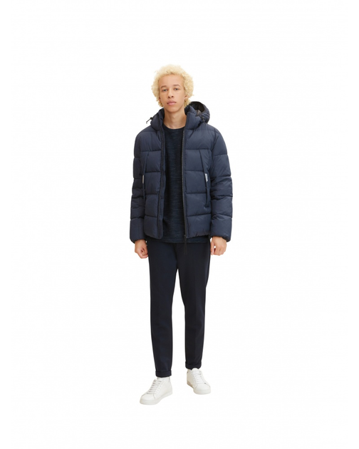 Куртка Tom Tailor puffer jacket L Темно-синій 1032429-10668 - Фото 5 Куртка Tom Tailor puffer jacket L Темно-синій 1032429-10668 - зображення 5