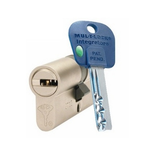 Циліндр Mul-t-lock Integrator ключ/ключ нікель сатин 71 мм (1 шт) - зображення 1
