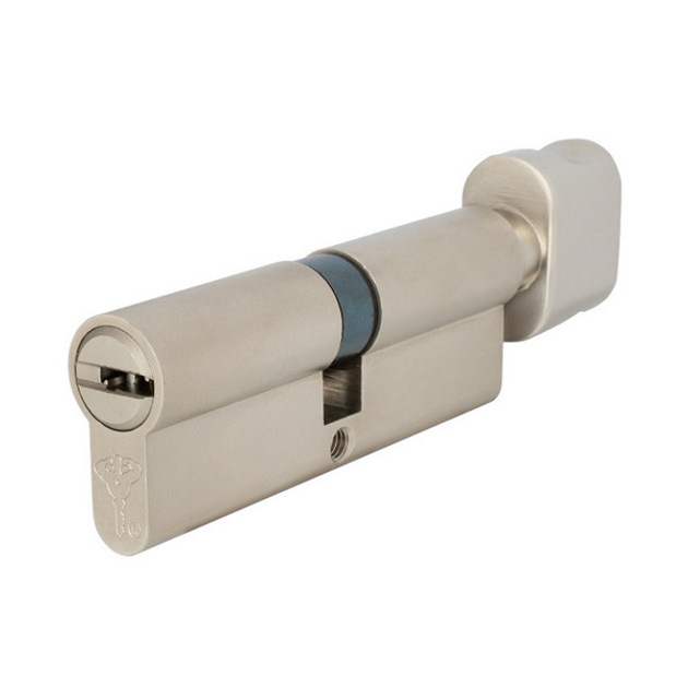 Циліндр замка Mul-t-lock Integrator ключ/поворотник нікель сатин 80 мм (35х45Т) (1 шт) - зображення 2