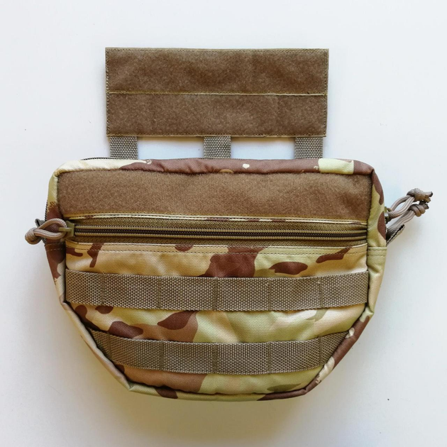Напашная сумка админ подсумок TUR Tactical Мультикам камуфляж - изображение 1