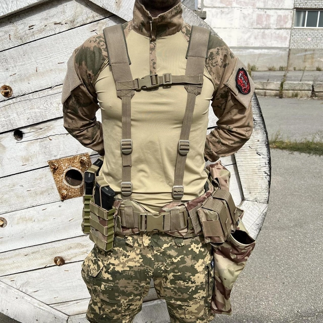 Ременно-плечевая система РПС ТUR Tactical Мультикам камуфляж one size - изображение 1