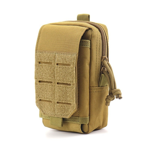 Підсумок тактичний із системою MOLLE Harness, сумочка для шлейки Коричневий (121-KHAKI) - зображення 1