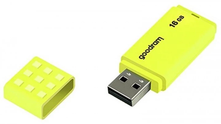 Pendrive Goodram UME2 16GB USB 2.0 Yellow (UME2-0160Y0R11) - obraz 3