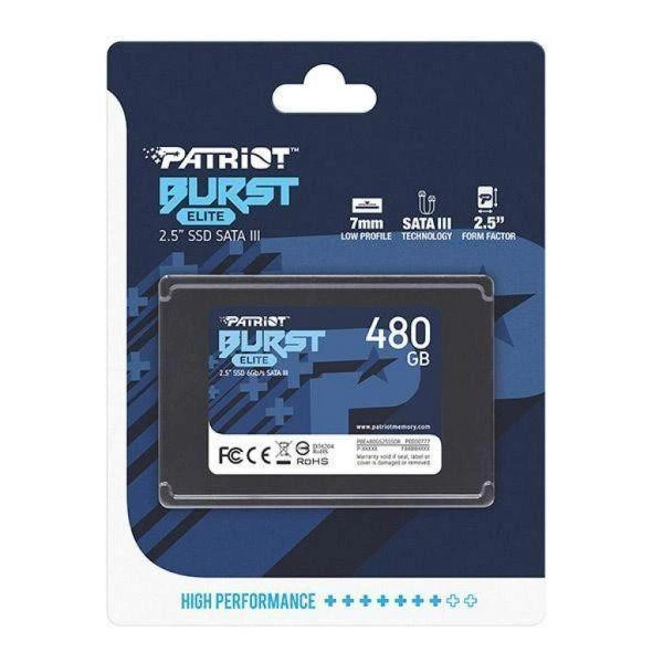 SSD накопитель PATRIOT Burst Elite 480 GB (PBE480GS25SSDR) - изображение 4