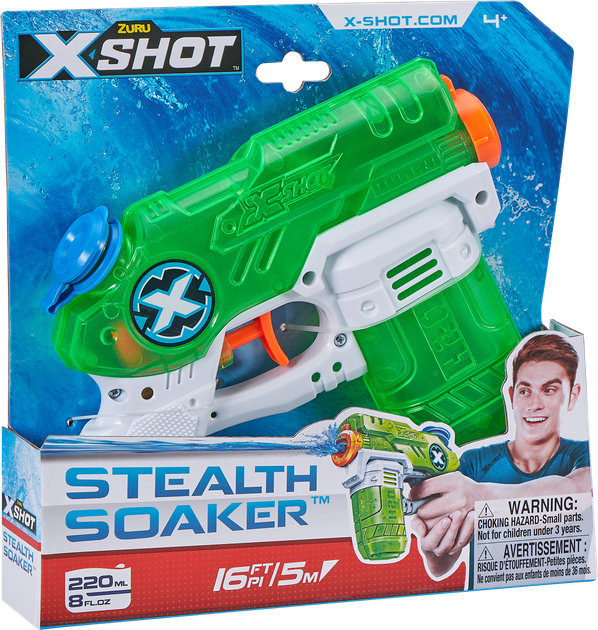 Водний бластер Zuru X-Shot Warfare Small Stealth Soaker (193052047359) - зображення 4