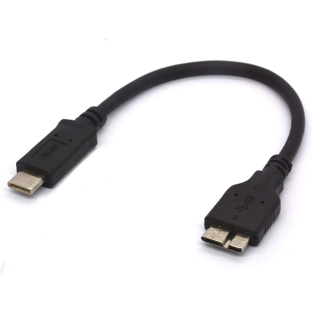 Кабель Type-C to USB3.0 Micro-B 10pin, 0.2m для внешних HDD – фото ...