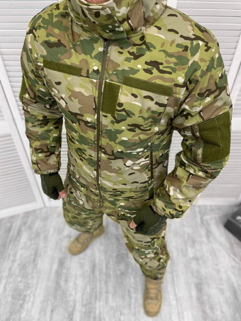 Зимовий тактичний костюм Softshell MultiCam Мультикам M - зображення 2