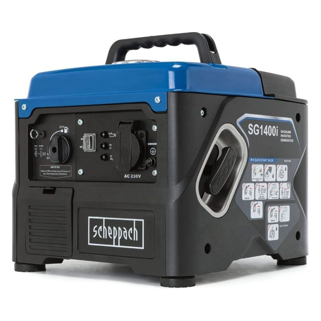 Инверторный генератор 0.8 кВт Scheppach SG1400i – фото, отзывы ...