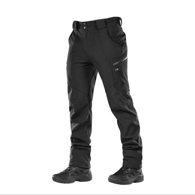 Брюки M-Tac Soft Shell Winter Black M - изображение 1