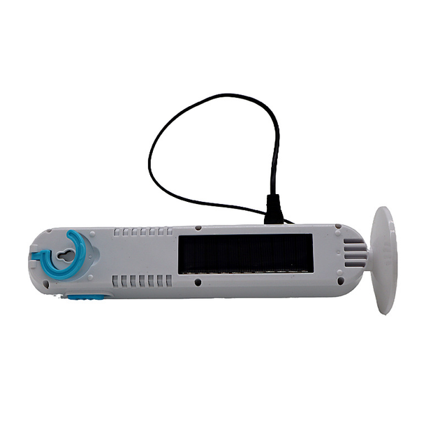 Світлодіодна аварійна лампа на сонячній батареї Solar Emergency Lamp LED акумуляторна, на стійці, з гаком, 2 режими - Фото 3 Світлодіодна аварійна лампа на сонячній батареї Solar Emergency Lamp LED акумуляторна, на стійці, з гаком, 2 режими - зображення 3