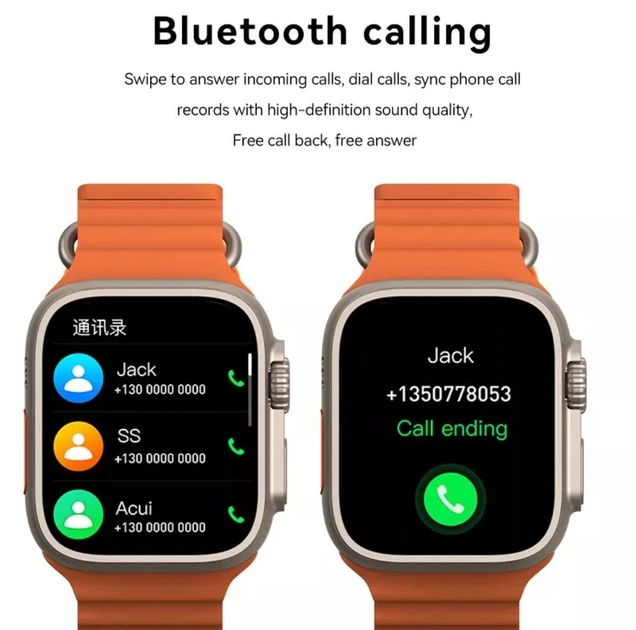 Смарт годинник Airplus Smart Watch 8 Series GS8 ULTRA Gold. - Фото 3 Смарт годинник Airplus Smart Watch 8 Series GS8 ULTRA Gold. - изображение 3