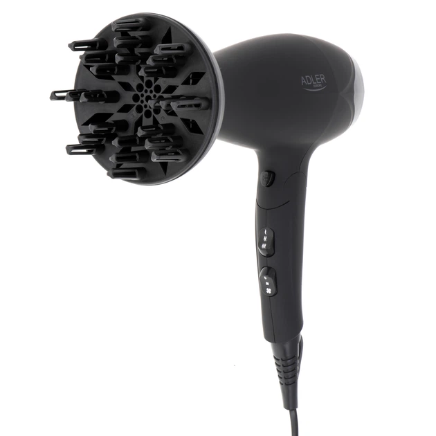 Фен для волос ADLER AD 2267 POLAND 2100W + диффузор + складная ручка - изображение 4
