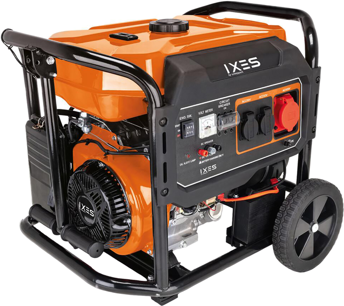 Генератор бензиновый IXES IX-BGS-7100 5000 Вт Black / Orange - изображение 1
