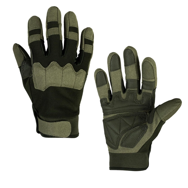 Перчатки тактические полнопалые, сенсорные Prometey UAD Олива M - изображение 1