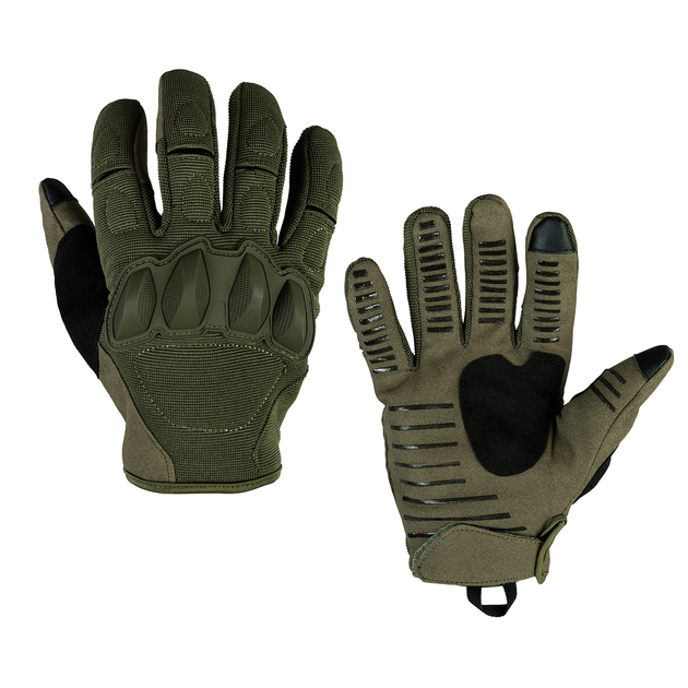 Перчатки тактические полнопалые, сенсорные c защитой Atlant UAD Олива M - изображение 1