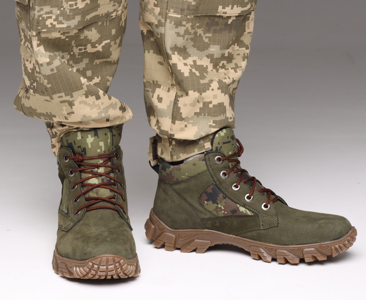 Тактические кроссовки ВСУ кожаные, военные кроссовки В-25 41 размер - изображение 2
