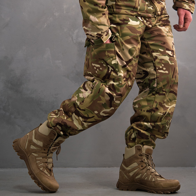 Тактические брюки Softshell Мультикам ВСУ (Размер 46) - изображение 1