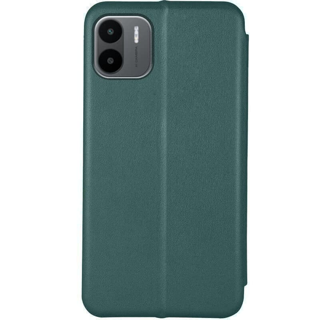 Кожаный чехол (книжка) Classy для Xiaomi Redmi A1 / A2 Темно-зеленый ...