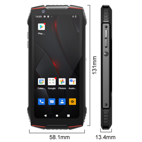 Мобільний телефон Cubot King Kong Mini 3 6/128Gb red-black 4.5" 3000mAh NFC (4603p) - зображення 2