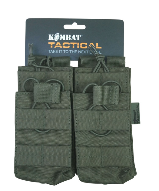 Підсумок під магазини АК KOMBAT UK Double DUO Mag Pouch, оливковий - зображення 2