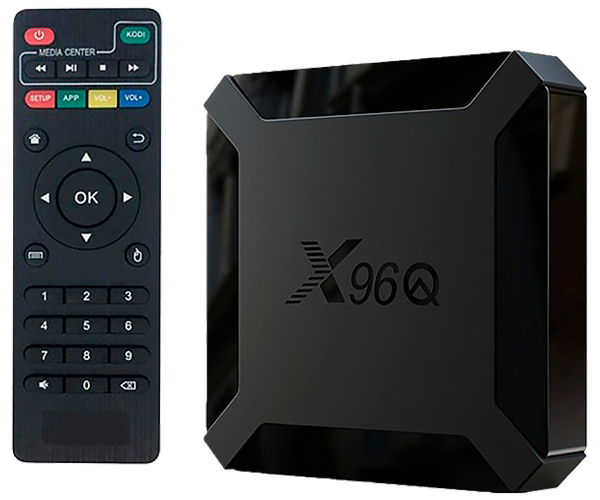 Медіаплеєр Smart TV стаціонарний HD (смарт ТВ приставка) Vontar X96Q 2GB/16GB чорний (X96Q-2-16_999) - зображення 3