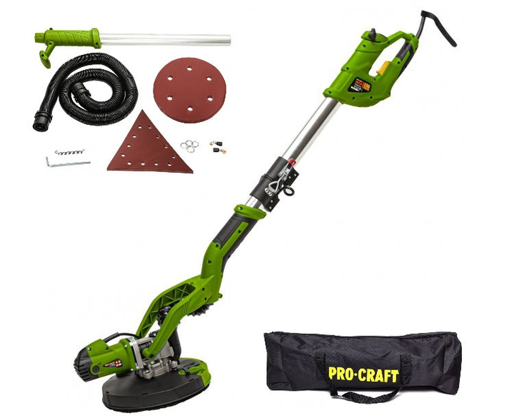 Шлифмашина для стен и потолков Procraft EX750 (круглая и треугольная ...