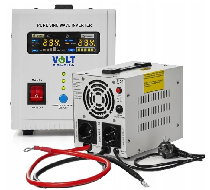 Комплект бесперебойного питания для котла ИБП Volt Polska 800 VA 500Вт ...