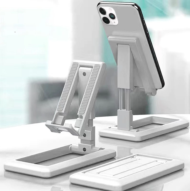 Універсальна підставка тримач для смартфонів Bracket XT-312A White - Фото 1 Універсальна підставка тримач для смартфонів Bracket XT-312A White - изображение 1